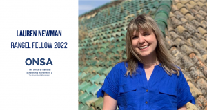Lauren Newman; Rangel Fellow 2022