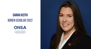 Sarah Keith; Boren Scholar 2022